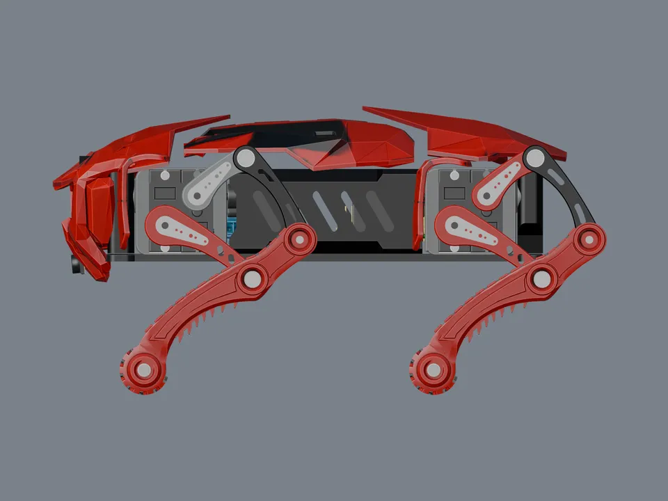 September 22 Blender assembly study; this predates the October feedback-servo rebuild.