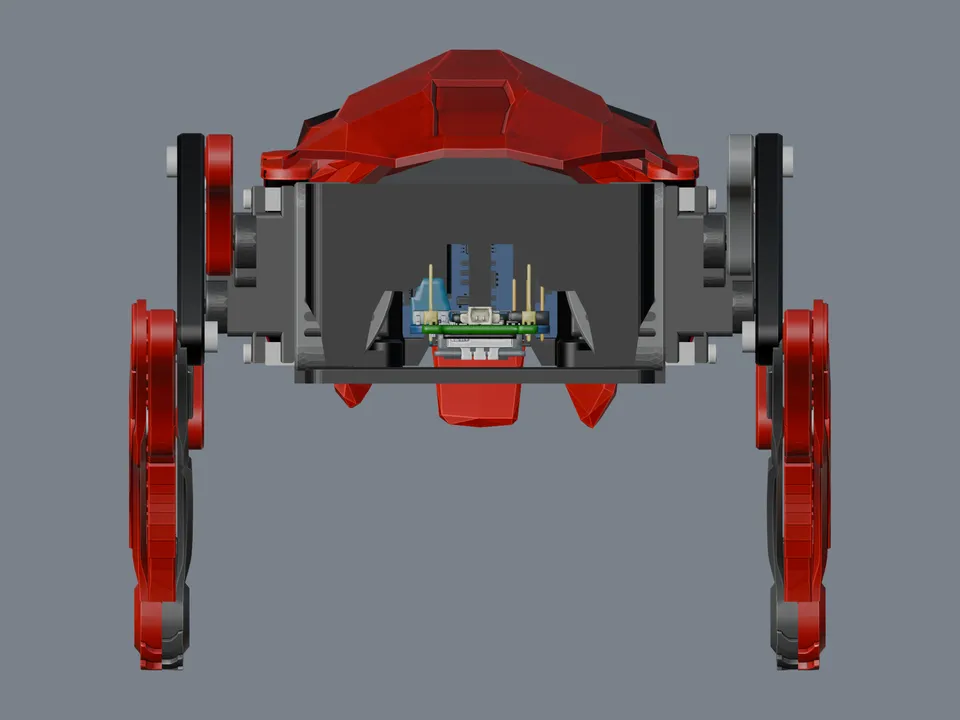September 22 Blender assembly study; this predates the October feedback-servo rebuild.