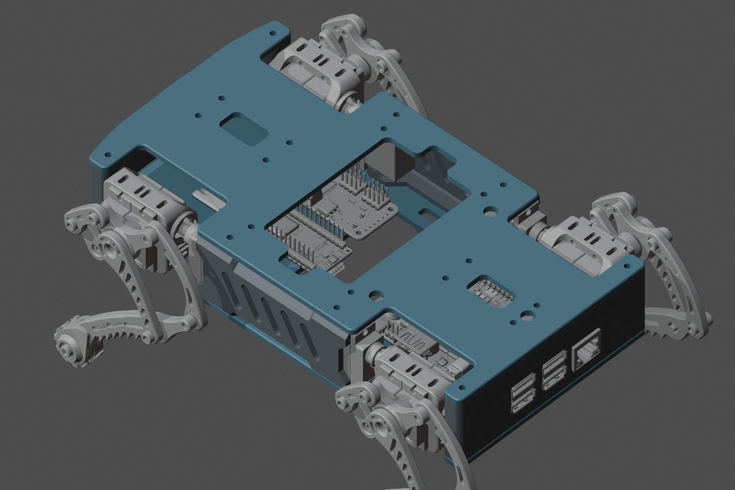WIP 12 cover plates before their unused openings were closed.